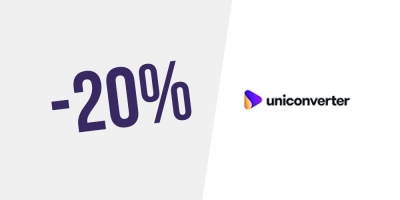 Esclusivo! 20% di sconto extra su Wondershare UniConverter 13 per Windows — Licenza a vita